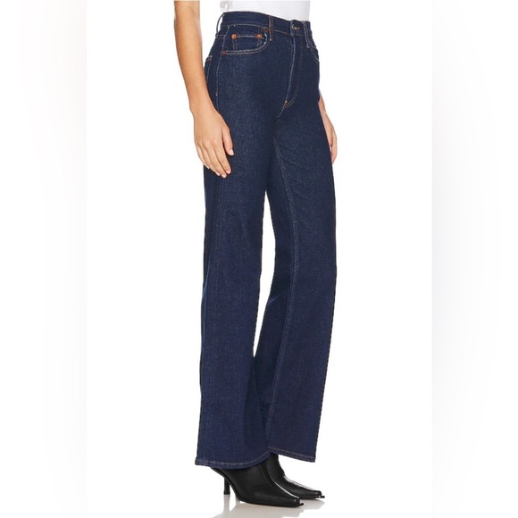 RE/DONE Originals 70's Ultra High Rise Wide Leg in Rigid Like Sz 32 NWT - Picture 2 of 15